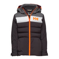 Jr Cycl Jacket Outerwear Snow/ski Clothing Snow/ski Jacket Harmaa Helly Hansen