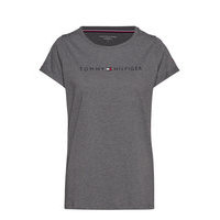 Rn Tee Ss Logo T-shirts & Tops Short-sleeved Harmaa Tommy Hilfiger