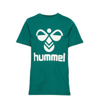 Hmltres T-Shirt S/S T-shirts Short-sleeved Vihreä Hummel