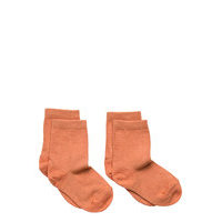 Anklesock Plain 2-Pack 2x77107 Socks & Tights Socks Oranssi Mp Denmark, mp Denmark