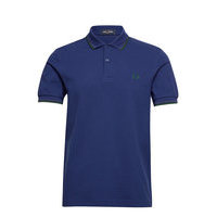 Twin Tipped Fp Shirt Polos Short-sleeved Sininen Fred Perry