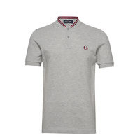 Bomber Collar Pique Polos Short-sleeved Harmaa Fred Perry