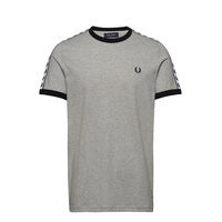 Taped Ringer T-Shirt T-shirts Short-sleeved Harmaa Fred Perry