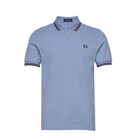 Twin Tipped Fp Shirt Polos Short-sleeved Sininen Fred Perry