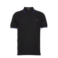 Twin Tipped Fp Shirt Polos Short-sleeved Sininen Fred Perry