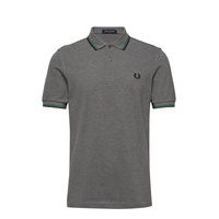 Twin Tipped Fp Shirt Polos Short-sleeved Harmaa Fred Perry