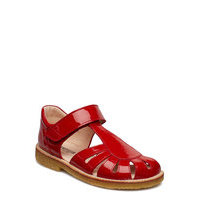 Sandals - Flat - Closed Toe - Shoes Summer Shoes Sandals Punainen ANGULUS