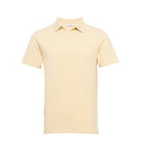 M. Lycra Polo T-Shirt Polos Short-sleeved Keltainen Filippa K