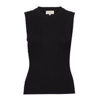 Arina Knit Top T-shirts & Tops Knitted T-shirts/tops Musta Minus