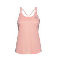 Impact Run Tank T-shirts & Tops Sleeveless Vaaleanpunainen New Balance