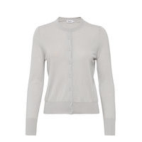 Merino Short Cardigan Neuletakki Harmaa Filippa K