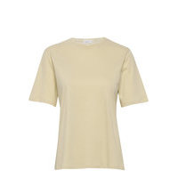 Annie Cotton T-Shirt T-shirts & Tops Short-sleeved Keltainen Filippa K