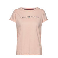 Rn Tee Ss Logo T-shirts & Tops Short-sleeved Vaaleanpunainen Tommy Hilfiger