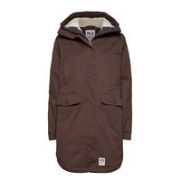 Lekve Parka Outerwear Parka Coats Ruskea Kari Traa