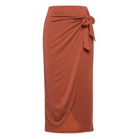 Slcoluni Skirt Polvipituinen Hame Oranssi Soaked In Luxury, Soaked in Luxury