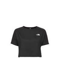 W Active Trail S/S Crop Tops Musta The North Face
