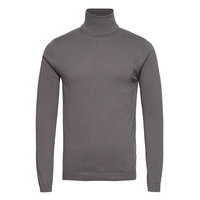 6202633, Knit - Sdluno Rollneck Org Knitwear Turtlenecks Harmaa Solid