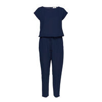 Crepe Georgette Cavi Jumpsuit Haalari Sininen Mads Nørgaard