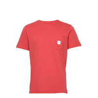 Square Pocket T-Shirt T-shirts Short-sleeved Punainen Makia