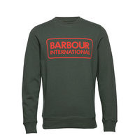 B.Intl Large Logo Sweat Svetari Collegepaita Vihreä Barbour