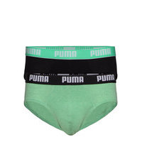 Puma Basic Brief 2p Y-sepalus Briefs Alushousut Vihreä PUMA