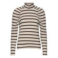 Rifellagz Stripe Turtleneck Ma20 T-shirts & Tops Long-sleeved Musta Gestuz