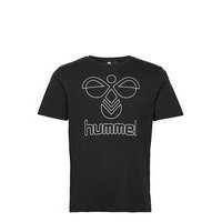 Hmlpeter T-Shirt S/S T-shirts Short-sleeved Musta Hummel