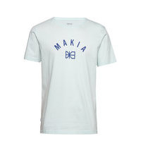 Brand T-Shirt T-shirts Short-sleeved Valkoinen Makia