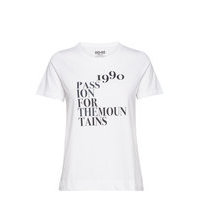 Naomi W Tee T-shirts & Tops Short-sleeved Valkoinen 8848 Altitude