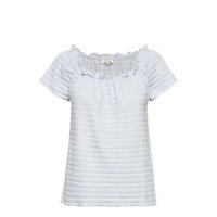 Toricr T-Shirt T-shirts & Tops Short-sleeved Sininen Cream