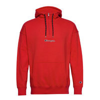 Half Zip Hooded Sweatshirt Huppari Punainen Champion