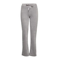 Cecilia Velour Trousers Casual Housut Harmaa Gina Tricot