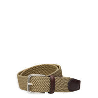 Elastic Braid Belt Accessories Belts Braided Belt Beige GANT