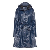 Curve Jacket Outerwear Rainwear Rain Coats Sininen Rains