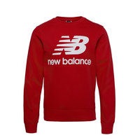 Nb Essentials Stacked Logo Crew Svetari Collegepaita Punainen New Balance