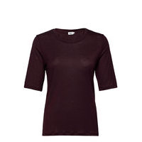 Elena Tencel Tee T-shirts & Tops Short-sleeved Punainen Filippa K