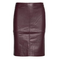 Vipen New Coated Skirt - Noos Polvipituinen Hame Liila Vila