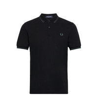 Twin Tipped Fp Shirt Polos Short-sleeved Musta Fred Perry