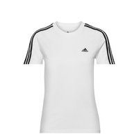 Loungewear Essentials Slim 3-Stripes Tee W T-shirts & Tops Short-sleeved Valkoinen Adidas Performance, adidas Performance