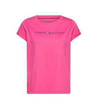 Rn Tee Ss Logo T-shirts & Tops Short-sleeved Vaaleanpunainen Tommy Hilfiger
