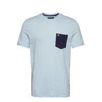 Contrast Pocket T Shirt T-shirts Short-sleeved Sininen Lyle & Scott