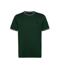 Twin Tipped T-Shirt T-shirts Short-sleeved Vihreä Fred Perry