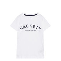 Logo Tee B T-shirts Short-sleeved Valkoinen Hackett London