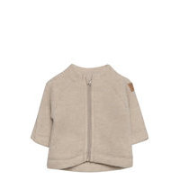 Wool Baby Jacket Outerwear Wool Outerwear Beige Mikk-Line