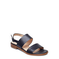 Sandals - Flat Shoes Summer Shoes Flat Sandals Musta ANGULUS