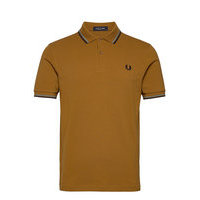 Twin Tipped Fp Shirt Polos Short-sleeved Ruskea Fred Perry