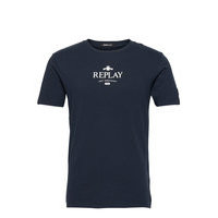 T-Shirt T-shirts Short-sleeved Sininen Replay