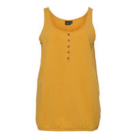 Vvitti, S/L, Top T-shirts & Tops Sleeveless Keltainen Zizzi