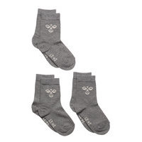 Sutton 3-Pack Sock Socks & Tights Socks Harmaa Hummel
