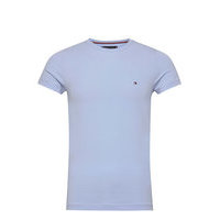 Stretch Slim Fit Tee T-shirts Short-sleeved Sininen Tommy Hilfiger